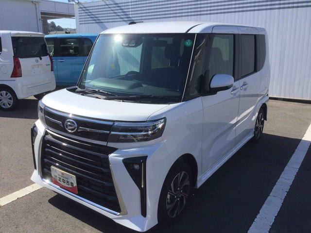 タントカスタムＸインパネシフト　衝突回避　レーンキープ　スマートキー＆プッシュスタート　両側スライドドア　ＡＢＳ　アルミホイール（鹿児島県）の中古車