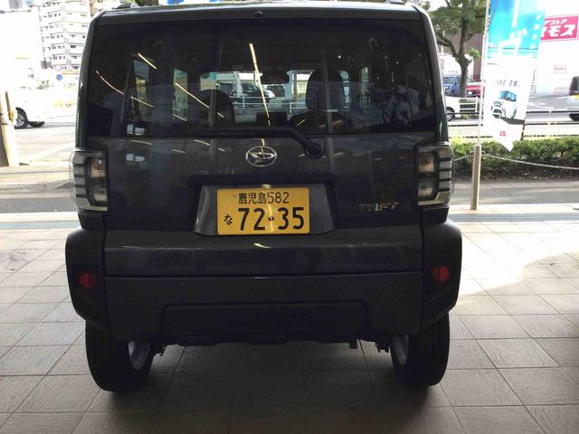 タフトＧインパネシフト　プッシュスタートスイッチ　電子カードキー　オートマチックハイビーム　被害軽減ブレーキ　車線逸脱防止　ＡＢＳ　アルミホイール　ガラスルーフ（鹿児島県）の中古車