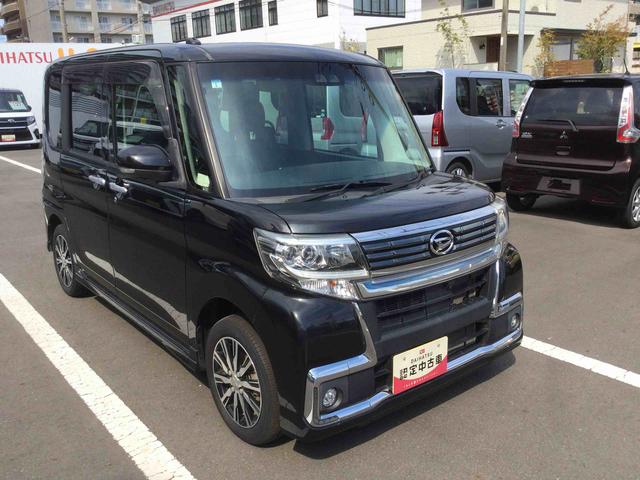 タントカスタムＸ　トップエディションＶＳ　ＳＡIIIインパネシフト　プッシュスタートスイッチ　電子カードキー　カーナビ　アルミホイール　ＡＢＳ　衝突回避支援ブレーキ　車線逸脱警報装置（鹿児島県）の中古車