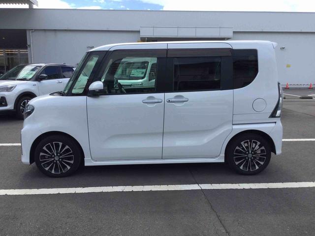 タントカスタムＲＳセレクションターボエンジン　インパネシフト　プッシュスタートスイッチ　電子カードキー　カーナビ　車線逸脱警報　オートマチックハイビーム　アルミホイール　衝突軽減ブレーキサポート（鹿児島県）の中古車
