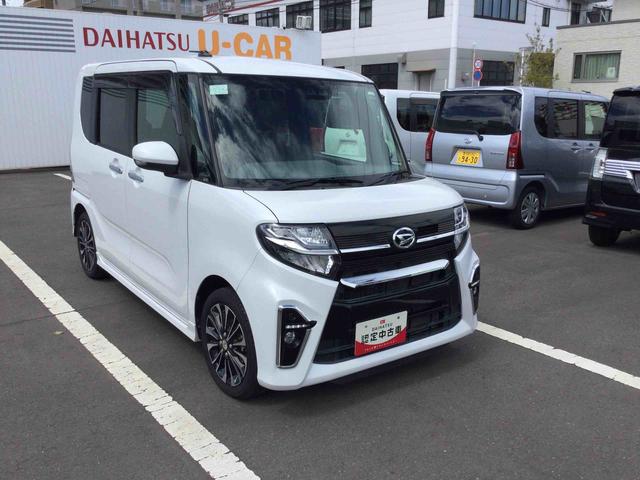 タントカスタムＲＳセレクションターボエンジン　インパネシフト　プッシュスタートスイッチ　電子カードキー　カーナビ　車線逸脱警報　オートマチックハイビーム　アルミホイール　衝突軽減ブレーキサポート（鹿児島県）の中古車