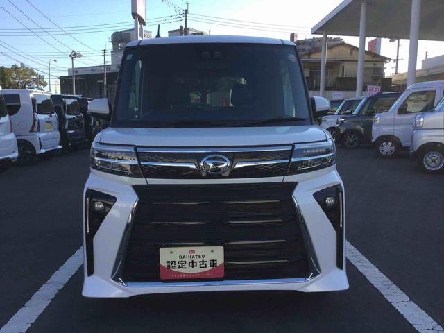 タントカスタムXインパネシフト プッシュスタートスイッチ 電子カードキー 電動パーキングブレーキ 両側パワースライドドア 衝突軽減ブレーキ 車線逸脱防止 アルミホイール ABS(鹿児島県)の中古車