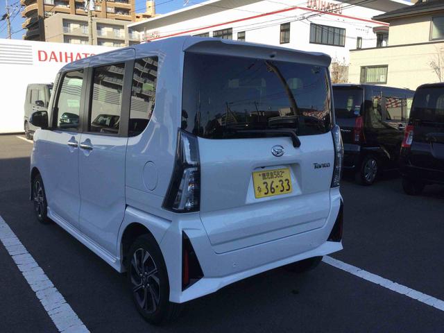 タントカスタムXインパネシフト プッシュスタートスイッチ 電子カードキー 電動パーキングブレーキ 両側パワースライドドア 衝突軽減ブレーキ 車線逸脱防止 アルミホイール ABS(鹿児島県)の中古車