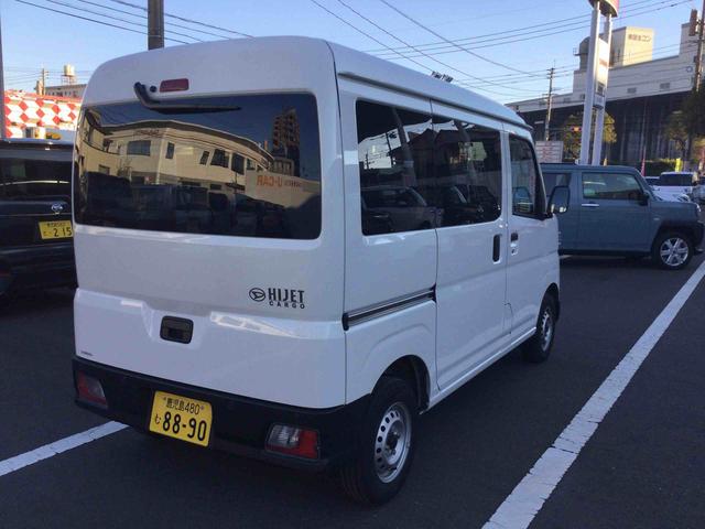 ハイゼットカーゴDXインパネシフト リモコンキー 両側スライドドア ハイビームアシスト レーンアシスト 両席エアバッグ ABS(鹿児島県)の中古車