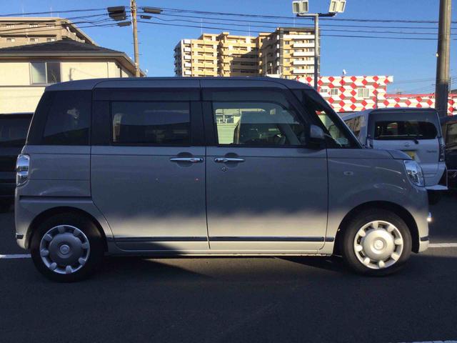 ムーヴキャンバスXメイクアップリミテッド SAIIIインパネシフト プッシュスタートスイッチ 電子カードキー 衝突被害軽減システム ABS レーンキープ カーナビ(鹿児島県)の中古車