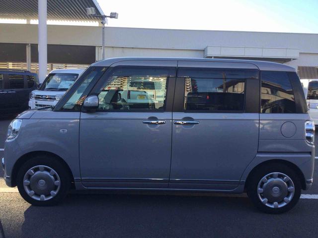 ムーヴキャンバスXメイクアップリミテッド SAIIIインパネシフト プッシュスタートスイッチ 電子カードキー 衝突被害軽減システム ABS レーンキープ カーナビ(鹿児島県)の中古車