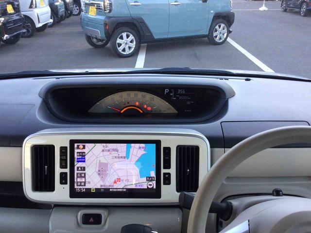 ムーヴキャンバスXメイクアップリミテッド SAIIIインパネシフト プッシュスタートスイッチ 電子カードキー 衝突被害軽減システム ABS レーンキープ カーナビ(鹿児島県)の中古車