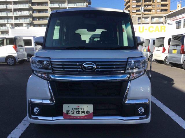 タントカスタムＸ　トップエディションＶＳ　ＳＡIIIインパネシフト　プッシュスタートスイッチ　電子カードキー　カーナビ　衝突回避支援ブレーキ　車線逸脱警報装置　両側オートスライドドア　オートマチックハイビーム　アルミホイール　ＡＢＳ（鹿児島県）の中古車