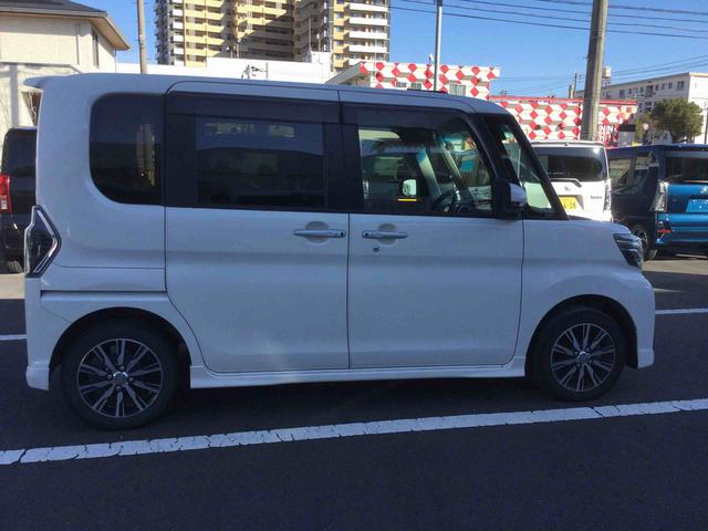 タントカスタムＸ　トップエディションＶＳ　ＳＡIIIインパネシフト　プッシュスタートスイッチ　電子カードキー　カーナビ　衝突回避支援ブレーキ　車線逸脱警報装置　両側オートスライドドア　オートマチックハイビーム　アルミホイール　ＡＢＳ（鹿児島県）の中古車