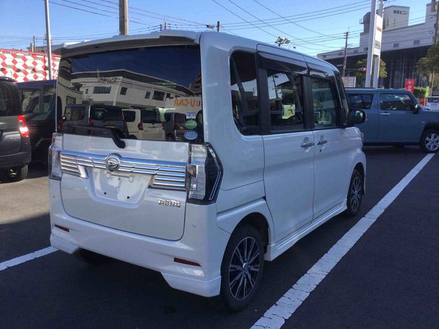 タントカスタムＸ　トップエディションＶＳ　ＳＡIIIインパネシフト　プッシュスタートスイッチ　電子カードキー　カーナビ　衝突回避支援ブレーキ　車線逸脱警報装置　両側オートスライドドア　オートマチックハイビーム　アルミホイール　ＡＢＳ（鹿児島県）の中古車