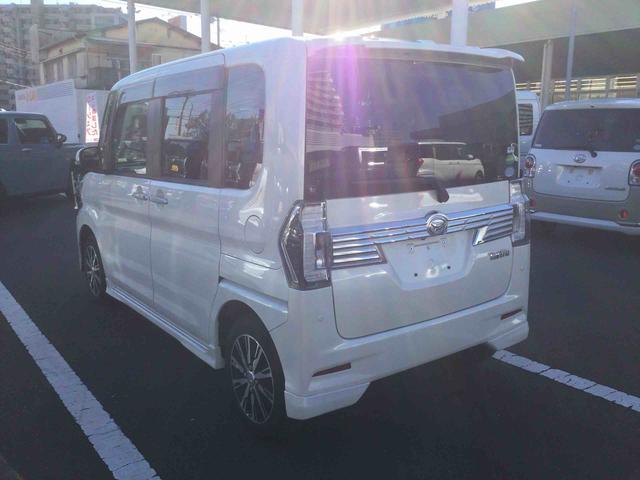 タントカスタムＸ　トップエディションＶＳ　ＳＡIIIインパネシフト　プッシュスタートスイッチ　電子カードキー　カーナビ　衝突回避支援ブレーキ　車線逸脱警報装置　両側オートスライドドア　オートマチックハイビーム　アルミホイール　ＡＢＳ（鹿児島県）の中古車