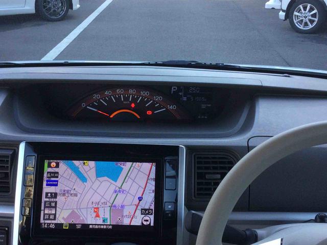 タントXリミテッドSAIIIインパネシフト プッシュスタートスイッチ 電子カードキー カーナビ ABS(鹿児島県)の中古車
