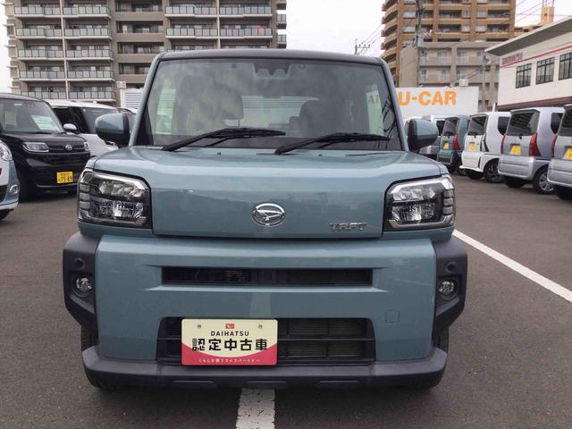タフトＧターボターボ車　インパネシフト　プッシュスタートスイッチ　電子カードキー　電動パーキングブレーキ　ディスプレイオーディオ　車線逸脱防止　衝突軽減ブレーキ　ＡＢＳ　ガラスルーフ　アルミホイール（鹿児島県）の中古車