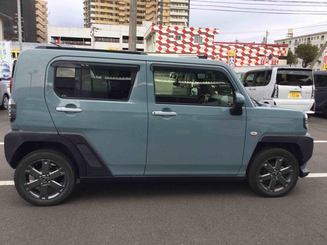 タフトＧターボターボ車　インパネシフト　プッシュスタートスイッチ　電子カードキー　電動パーキングブレーキ　ディスプレイオーディオ　車線逸脱防止　衝突軽減ブレーキ　ＡＢＳ　ガラスルーフ　アルミホイール（鹿児島県）の中古車