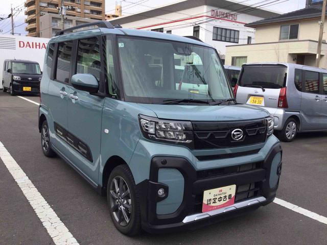 タントファンクロスインパネシフト　プッシュスタートスイッチ　電子カードキー　電動パーキングブレーキ　左右パワースライドドア　衝突被害軽減システム　レーンキープアシスト　アルミホイール　ＡＢＳ（鹿児島県）の中古車