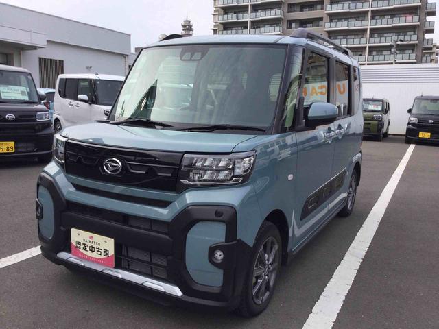 タントファンクロスインパネシフト　プッシュスタートスイッチ　電子カードキー　電動パーキングブレーキ　左右パワースライドドア　衝突被害軽減システム　レーンキープアシスト　アルミホイール　ＡＢＳ（鹿児島県）の中古車