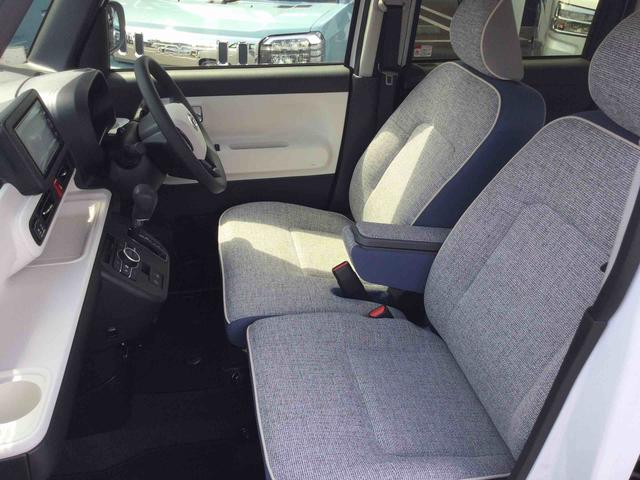 ムーヴキャンバスストライプスＧターボターボモデル　インパネシフト　プッシュスタートスイッチ　電子カードキー　電動パーキングブレーキ　レーンキープ　オートマチックハイビーム　衝突回避支援ブレーキ機能（鹿児島県）の中古車