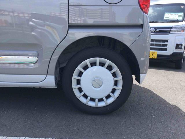 ムーヴキャンバスストライプスＧターボターボモデル　インパネシフト　プッシュスタートスイッチ　電子カードキー　電動パーキングブレーキ　レーンキープ　オートマチックハイビーム　衝突回避支援ブレーキ機能（鹿児島県）の中古車