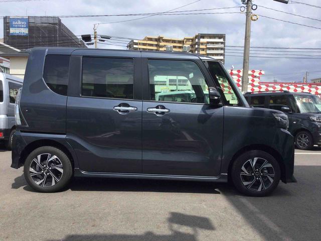 タントカスタムＸインパネシフト　プッシュスタートスイッチ　電子カードキー　電動パーキングブレーキ　カーナビ　シートヒーター　レーンキープアシスト　衝突被害軽減システム　ＡＢＳ（鹿児島県）の中古車