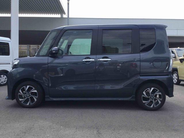 タントカスタムＸインパネシフト　プッシュスタートスイッチ　電子カードキー　電動パーキングブレーキ　カーナビ　シートヒーター　レーンキープアシスト　衝突被害軽減システム　ＡＢＳ（鹿児島県）の中古車