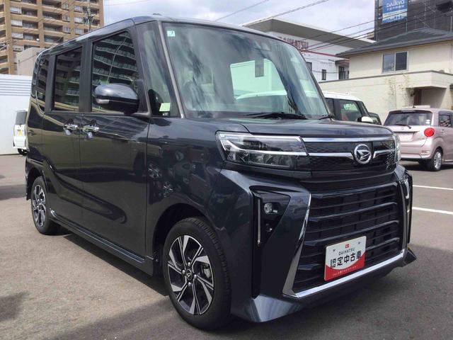 タントカスタムＸインパネシフト　プッシュスタートスイッチ　電子カードキー　電動パーキングブレーキ　カーナビ　シートヒーター　レーンキープアシスト　衝突被害軽減システム　ＡＢＳ（鹿児島県）の中古車