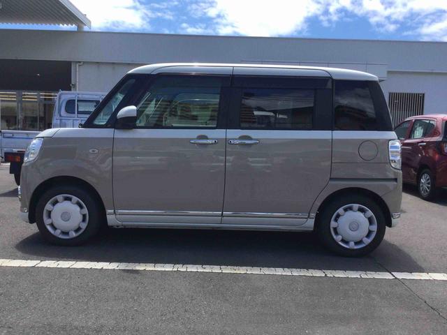 ムーヴキャンバスＧメイクアップＶＳ　ＳＡIIIインパネシフト　プッシュスタートスイッチ　電子カードキー　オートエアコン　車線逸脱防止　衝突軽減ブレーキサポート　ＡＢＳ（鹿児島県）の中古車