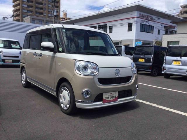 ムーヴキャンバスＧメイクアップＶＳ　ＳＡIIIインパネシフト　プッシュスタートスイッチ　電子カードキー　オートエアコン　車線逸脱防止　衝突軽減ブレーキサポート　ＡＢＳ（鹿児島県）の中古車