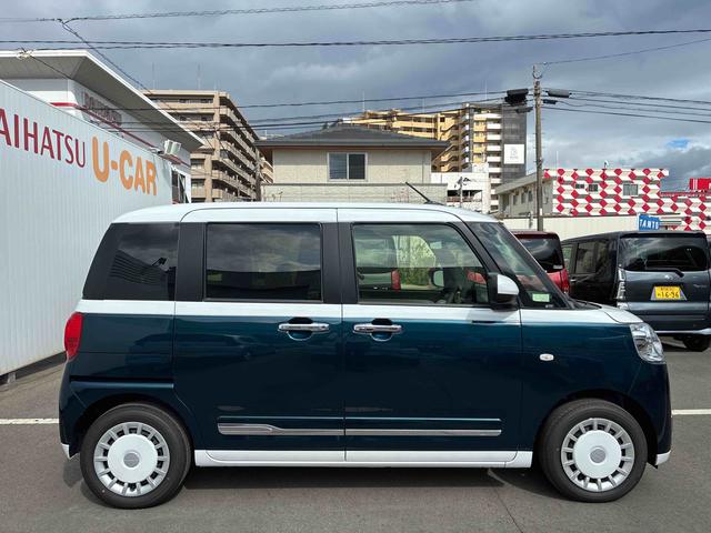 ムーヴキャンバス 中古車 ストライプスＧ★ボディコーティング　（ガードコスメ施工）★　　　インパネシフト　プッシュスタートスイッチ　両側電動スライドドア　ディスプレイオーディオ　衝突被害軽減装置　ハイビームアシスト　レーンキープアシスト