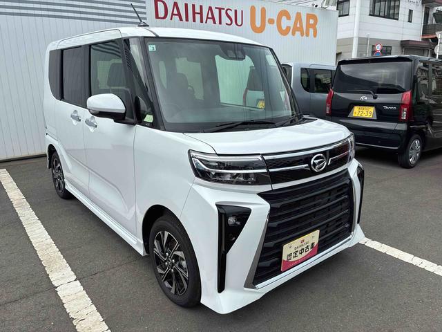 タントカスタムＸ★ボディコーティング　（ガードコスメ施工）★　　　　インパネシフト　プッシュスタートスイッチ　アルミホイール　衝突回避支援　レーンキープアシスト　ＡＢＳ　オートハイビーム（鹿児島県）の中古車
