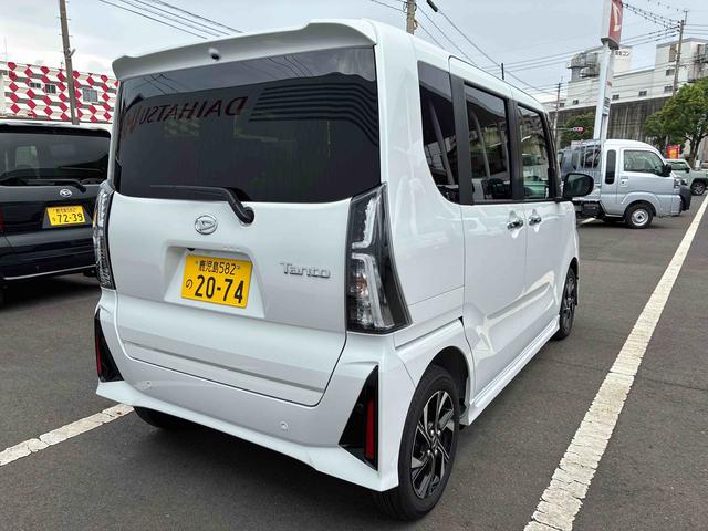 タントカスタムＸ★ボディコーティング　（ガードコスメ施工）★　　　　インパネシフト　プッシュスタートスイッチ　アルミホイール　衝突回避支援　レーンキープアシスト　ＡＢＳ　オートハイビーム（鹿児島県）の中古車