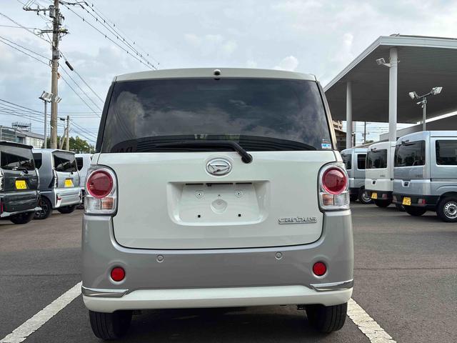 ムーヴキャンバスGメイクアップVS SAIIIインパネシフト プッシュスタートスイッチ 電子カードキー 両側電動スライドドア カーナビ 衝突被害軽減 車線逸脱警告 ABS(鹿児島県)の中古車