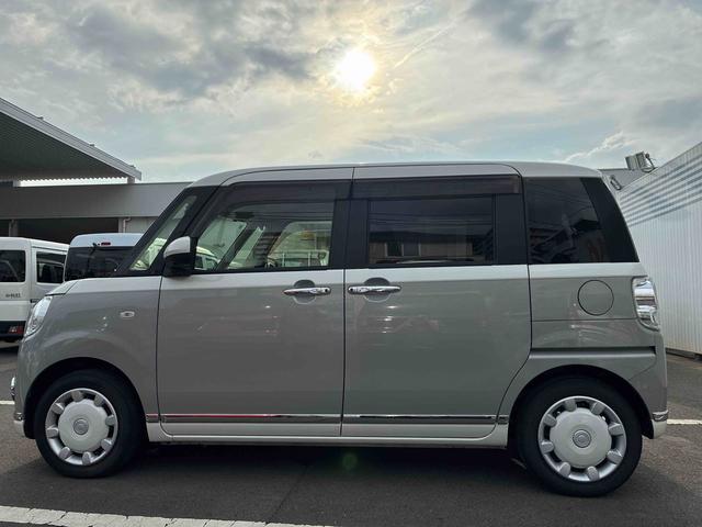 ムーヴキャンバスGメイクアップVS SAIIIインパネシフト プッシュスタートスイッチ 電子カードキー 両側電動スライドドア カーナビ 衝突被害軽減 車線逸脱警告 ABS(鹿児島県)の中古車