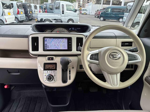 ムーヴキャンバスGメイクアップVS SAIIIインパネシフト プッシュスタートスイッチ 電子カードキー 両側電動スライドドア カーナビ 衝突被害軽減 車線逸脱警告 ABS(鹿児島県)の中古車