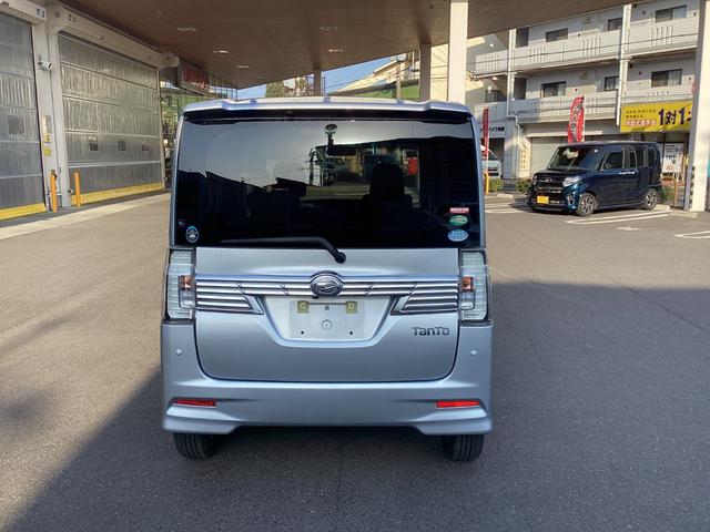 タントカスタムＸ　トップエディションＳＡIIIインパネシフト　カーナビ　キーフリー　エアバック　ＡＢＳ　アルミ　スマキー　両側スライドドア（鹿児島県）の中古車
