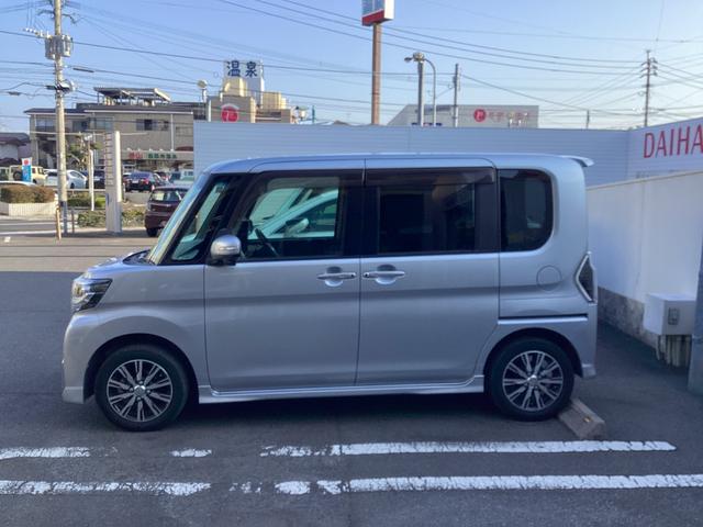 タントカスタムＸ　トップエディションＳＡIIIインパネシフト　カーナビ　キーフリー　エアバック　ＡＢＳ　アルミ　スマキー　両側スライドドア（鹿児島県）の中古車
