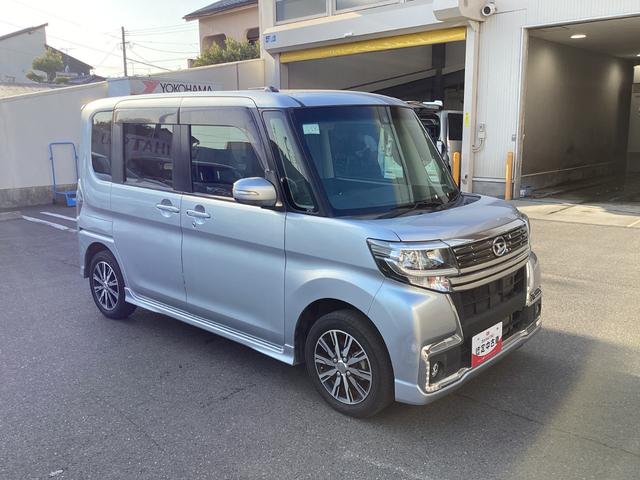 タントカスタムＸ　トップエディションＳＡIIIインパネシフト　カーナビ　キーフリー　エアバック　ＡＢＳ　アルミ　スマキー　両側スライドドア（鹿児島県）の中古車