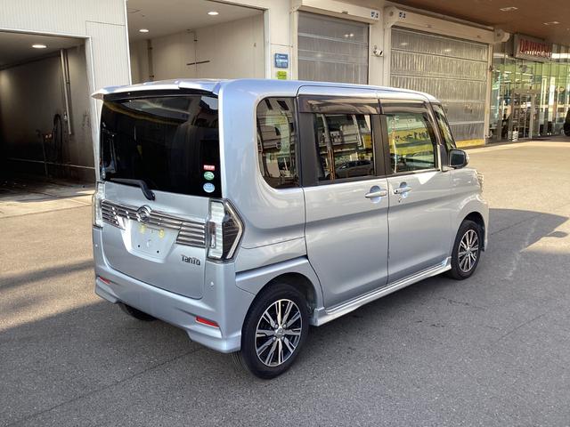タントカスタムＸ　トップエディションＳＡIIIインパネシフト　カーナビ　キーフリー　エアバック　ＡＢＳ　アルミ　スマキー　両側スライドドア（鹿児島県）の中古車