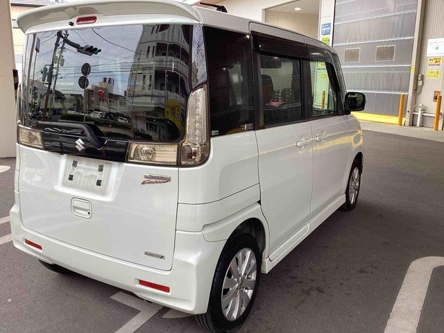 スペーシアカスタムＸＳインパネシフト　プッシュスタートスイッチ　両側スライド　ＡＢＳ　Ｓキー　アルミホイール（鹿児島県）の中古車