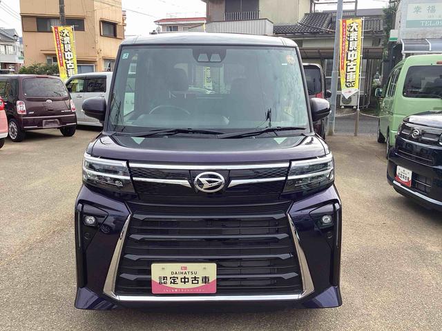 タントカスタムＸインパネシフト　電動パーキングブレーキ　シートヒーター　車線逸脱警報装置　ＡＢＳ付　アルミホイール　衝突軽減Ｂ（鹿児島県）の中古車