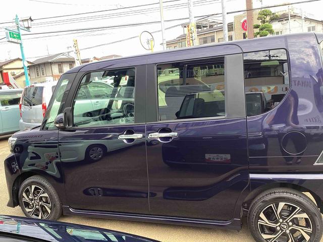 タントカスタムＸインパネシフト　電動パーキングブレーキ　シートヒーター　車線逸脱警報装置　ＡＢＳ付　アルミホイール　衝突軽減Ｂ（鹿児島県）の中古車