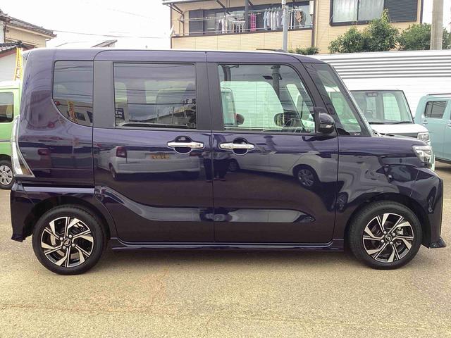 タントカスタムＸインパネシフト　電動パーキングブレーキ　シートヒーター　車線逸脱警報装置　ＡＢＳ付　アルミホイール　衝突軽減Ｂ（鹿児島県）の中古車