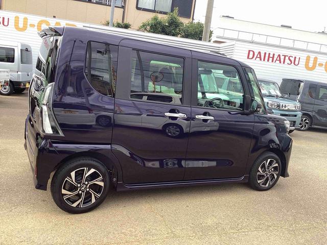 タントカスタムＸインパネシフト　電動パーキングブレーキ　シートヒーター　車線逸脱警報装置　ＡＢＳ付　アルミホイール　衝突軽減Ｂ（鹿児島県）の中古車