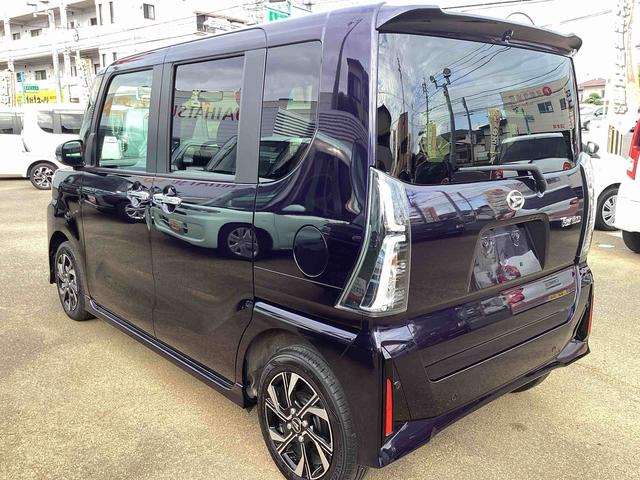 タントカスタムＸインパネシフト　電動パーキングブレーキ　シートヒーター　車線逸脱警報装置　ＡＢＳ付　アルミホイール　衝突軽減Ｂ（鹿児島県）の中古車