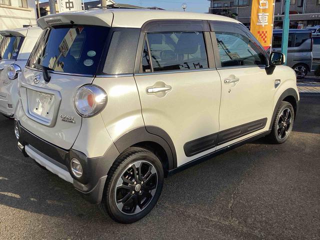 キャストアクティバＧ　ＳＡIIインパネシフト　プッシュスタートスイッチ　電子カードキー　カーナビ　バックモニター　衝突被害軽減システム　ＡＢＳ　アルミホイール（鹿児島県）の中古車