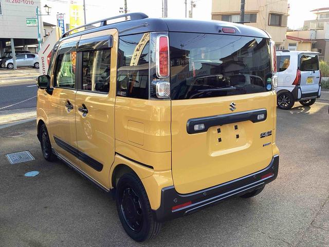 スペーシアギアハイブリッドＸＺ　ターボターボ付　インパネシフト　プッシュスタートスイッチ　電子カードキー　両側電動スライドドア　シートヒーター　ドラレコ　ＥＴＣ車載器　ＡＢＳ（鹿児島県）の中古車