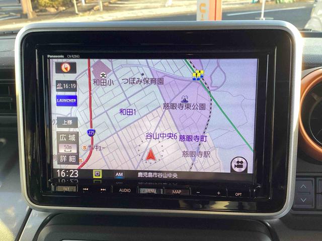 スペーシアギアハイブリッドＸＺ　ターボターボ付　インパネシフト　プッシュスタートスイッチ　電子カードキー　両側電動スライドドア　シートヒーター　ドラレコ　ＥＴＣ車載器　ＡＢＳ（鹿児島県）の中古車