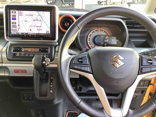 スペーシアギアハイブリッドＸＺ　ターボターボ付　インパネシフト　プッシュスタートスイッチ　電子カードキー　両側電動スライドドア　シートヒーター　ドラレコ　ＥＴＣ車載器　ＡＢＳ（鹿児島県）の中古車