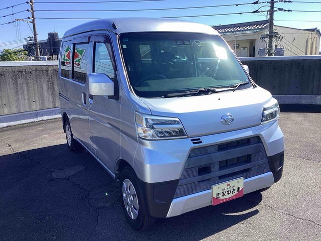 ハイゼットカーゴクルーズターボSAIIIターボ車 インパネシフト カーナビ 両側スライドドア ETC車載器 電動格納ミラー アイドリングストップ 社外アルミホイール(鹿児島県)の中古車