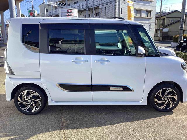 タントカスタムＲＳスタイルセレクションターボ　インパネシフト　プッシュスタートスイッチ　電子カードキー　アルミホイール　ＥＴＣ車載器　衝突軽減ブレーキサポート　ＡＢＳ　両側自動ドア　オートハイビーム（鹿児島県）の中古車