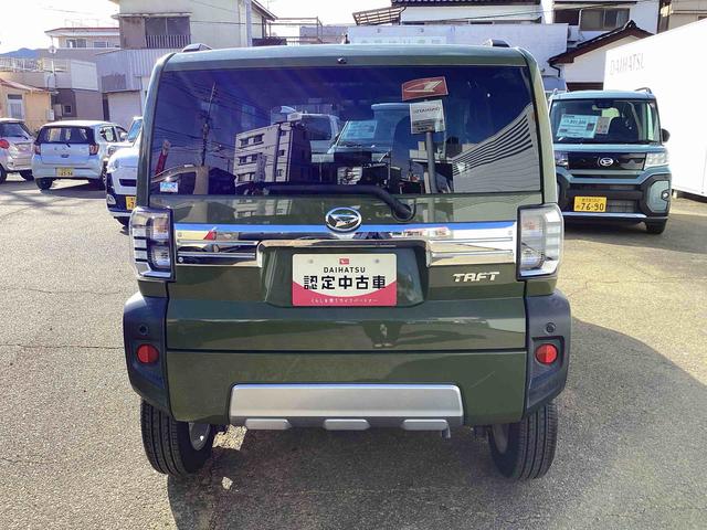 タフトＧ　クロムベンチャーインパネシフト　プッシュスタートスイッチ　電子カードキー　　ディスプレイオーディオ　スタイリッシュガラスルーフ　衝突被害軽減ブレ−キ　レーンキープ　ＡＢＳ（鹿児島県）の中古車